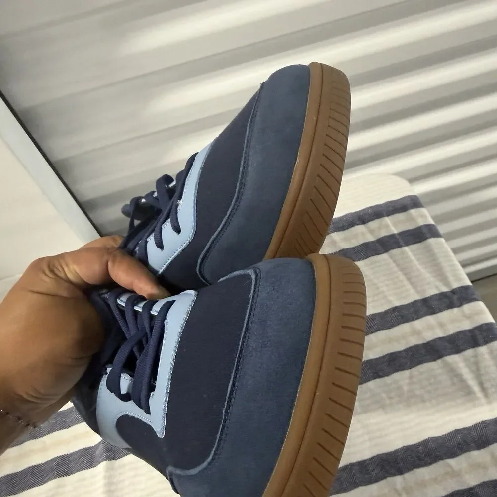 HOBIBEAR Navy Blue Gum Sole Casual Sneakers Shoes EU 46 280